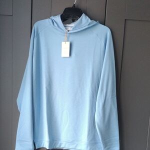 Peter Millar Sky Blue Hoodie